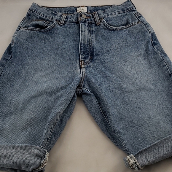 VINTAGE Calvin Klein 11" High Rise Cut Off Shorts - Picture 2 of 10